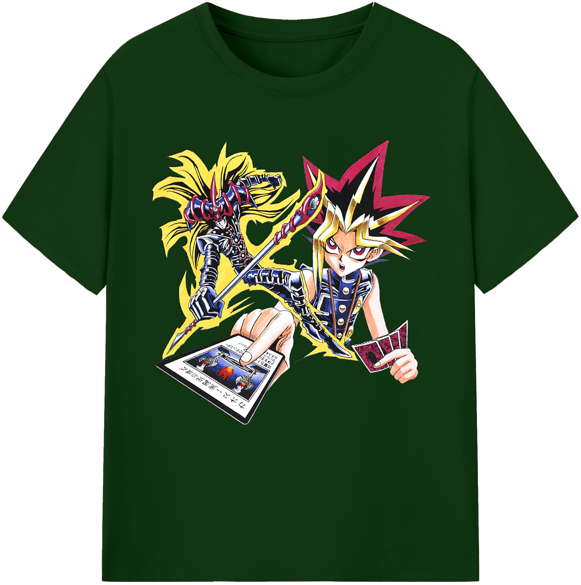 （画像用） 遊☆戯☆王 Yu-Gi-Oh! 綿100％半袖Tシャツ（フロントプリント）